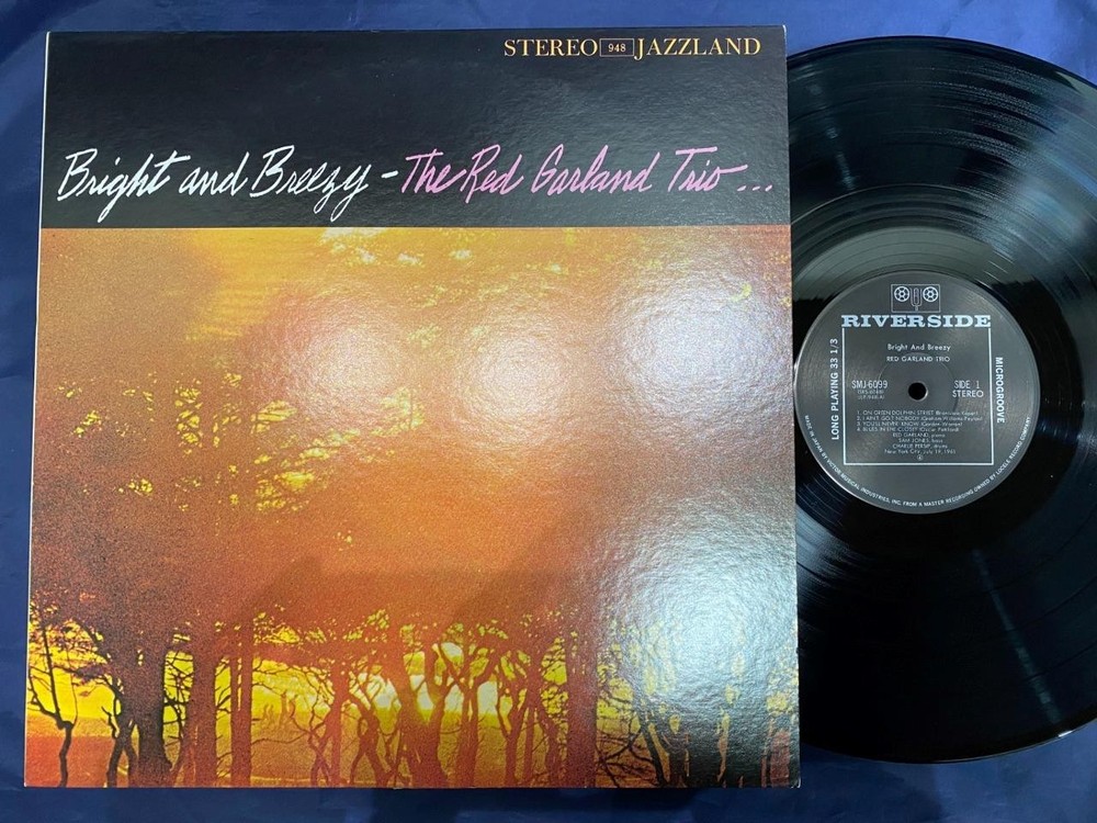 RED GARLAND BRIGHT AND BREEZY RIVERSIDE SMJ 6099 STEREO JAPAN Vinyl LP