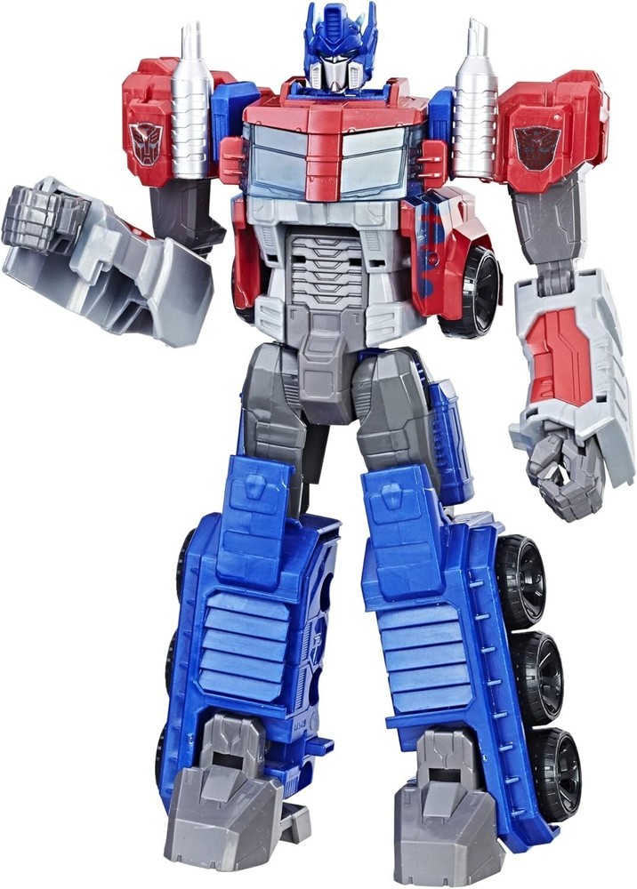 Cyber Commander Optimus Prime Action Figure - 11-Inch Toy for Heroic Adventures