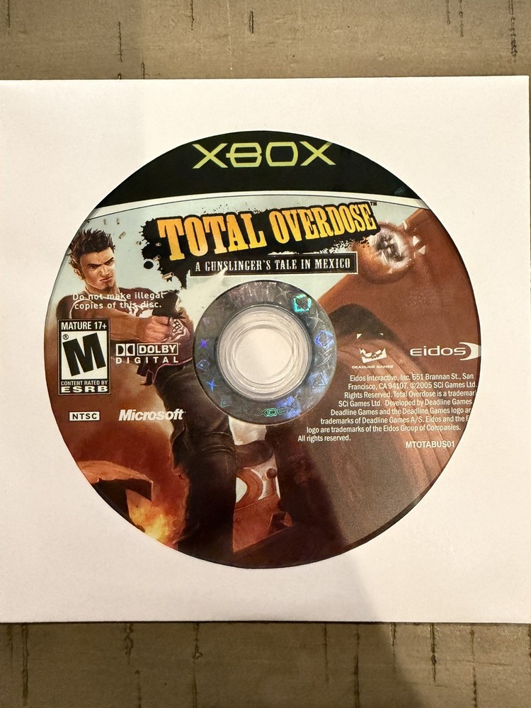 Total Overdose: A Gunslinger's Tale in Mexico; Loose (Microsoft Xbox, 2005)