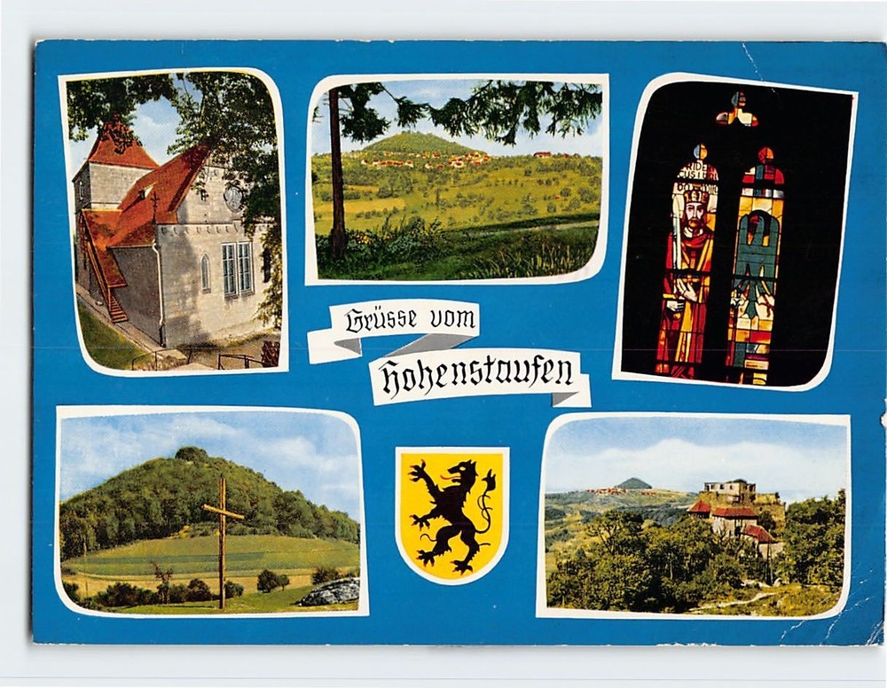 Postcard Grusse vom Hohenstaufen Germany