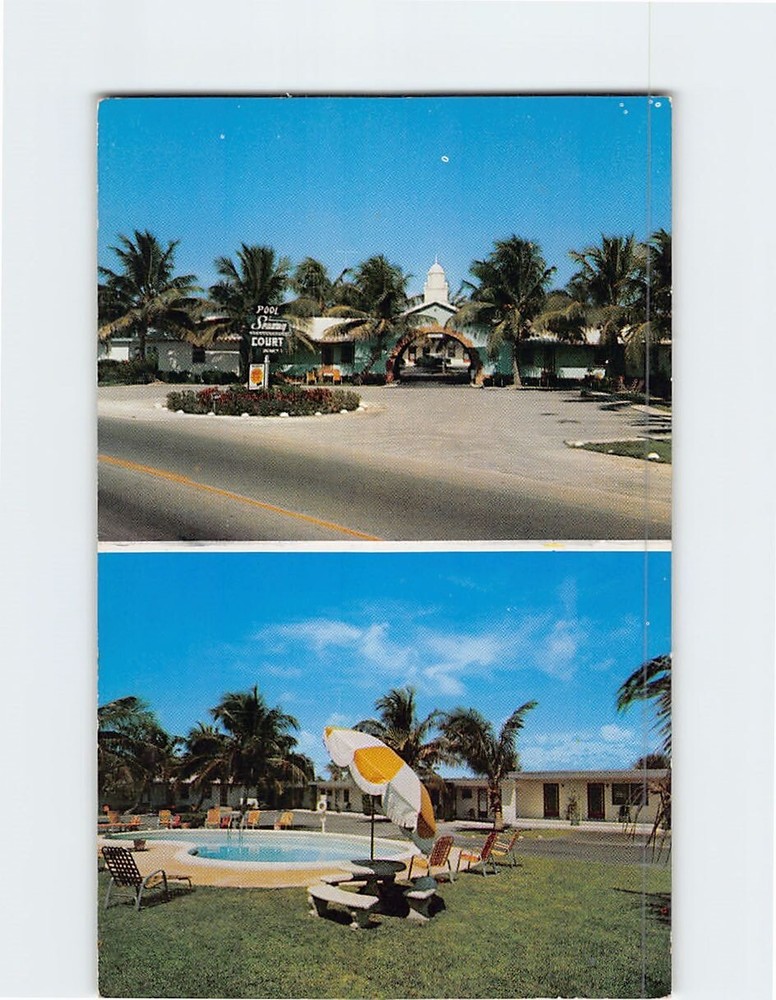 Postcard Seaway Court Fort Lauderdale Florida USA