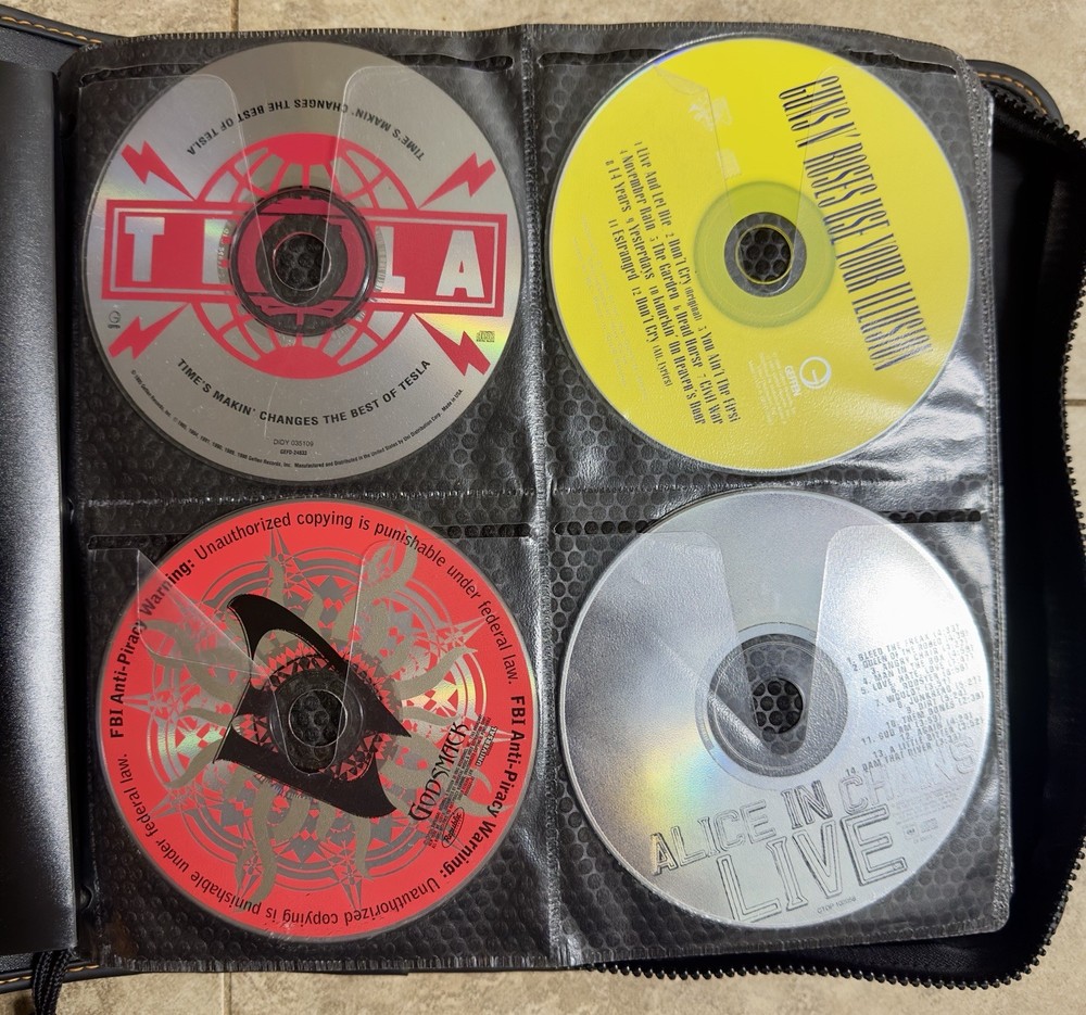 MEGA LOT 128 Vintage 1990-2000s CDs Metal, Hard Rock, Hip-Hop, Nirvana RARE ONES