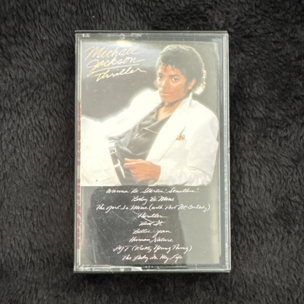 Michael Jackson Thriller Cassette Album Pop Epic 1982 Jewel Case CST 500