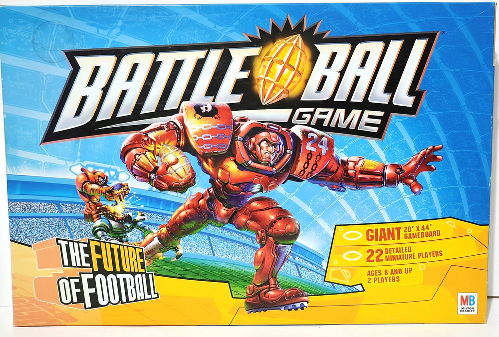 Battle Ball - The Future of Football - Hasbro Board Game - 2003 - Complete