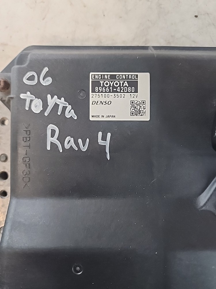 2006 Toyota Rav4 Engine Control Module Computer 89661-42D80 Oem