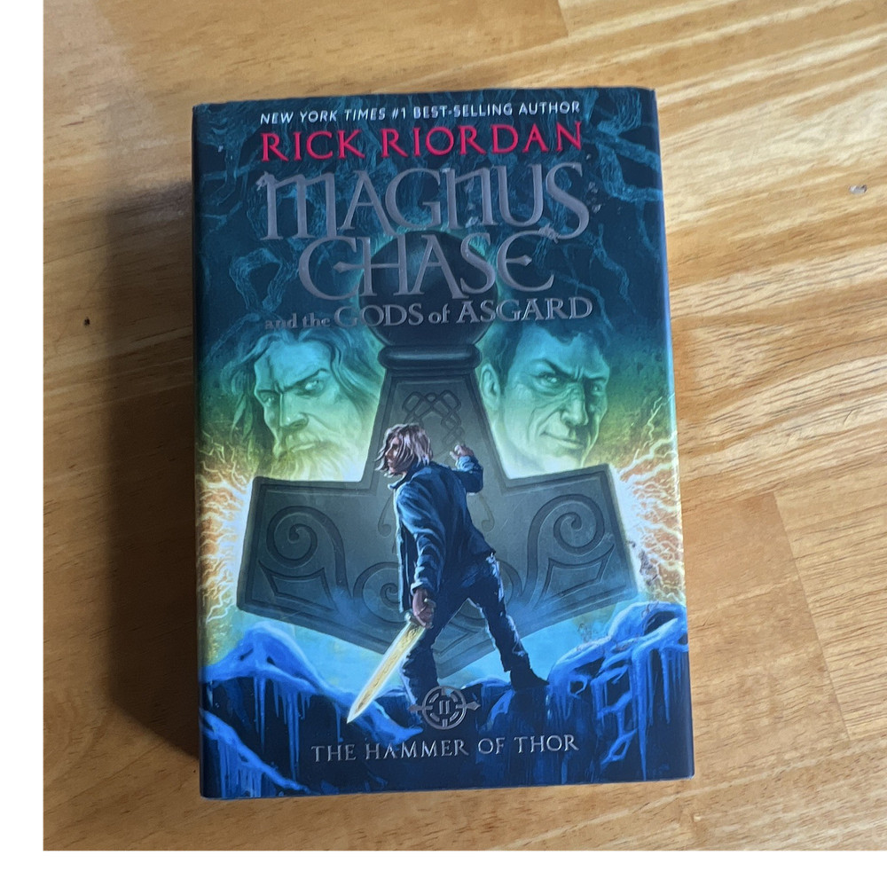 Rick Riordan Hammer of Thor Magnus Chase Hardcover 1st Ed Reinforced 2016