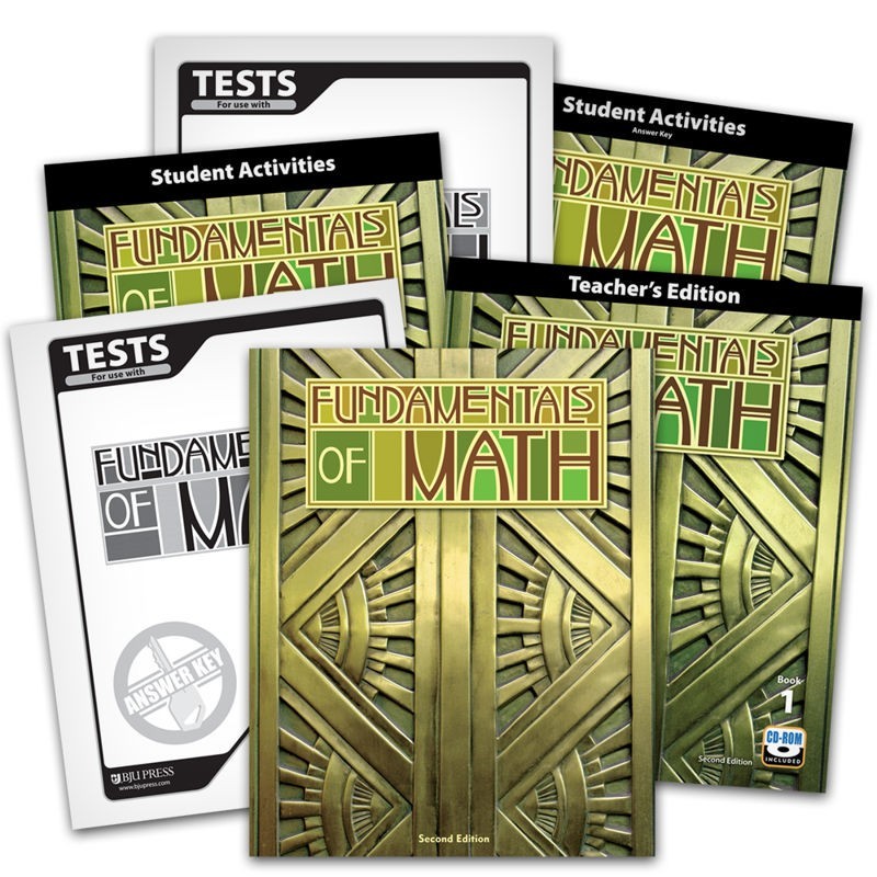 BJU Bob Jones 7th grade FUNDAMENTALS OF MATH 7 Complete Kit Student Teacher Ed