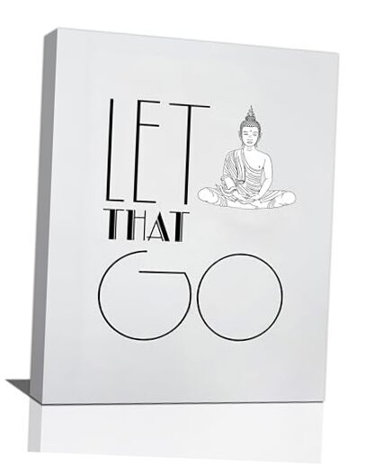 Bathroom Wall Art Buddha Zen Yoga Meditation Bathroom 16L