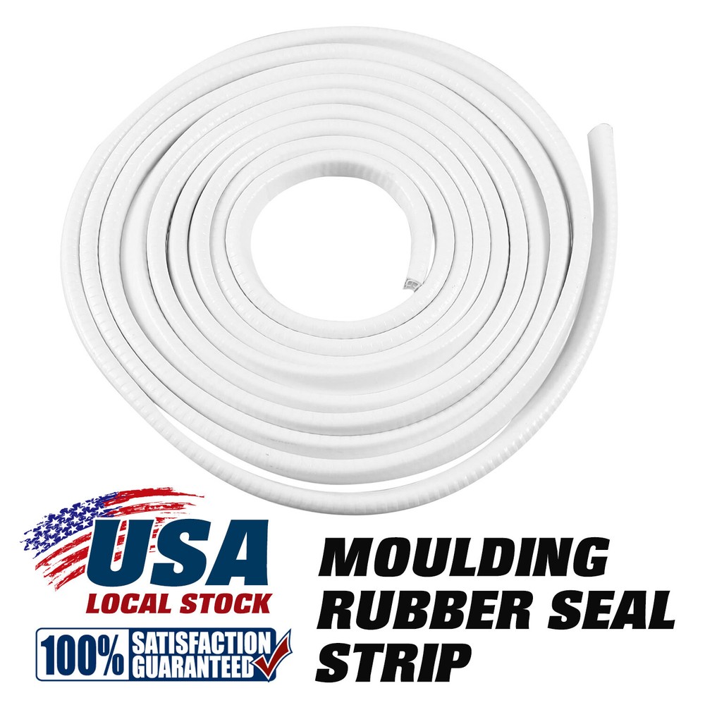 12M U-Type Rubber Car Door Seal Trim for Soundproof Weatherproof Sealing Strip