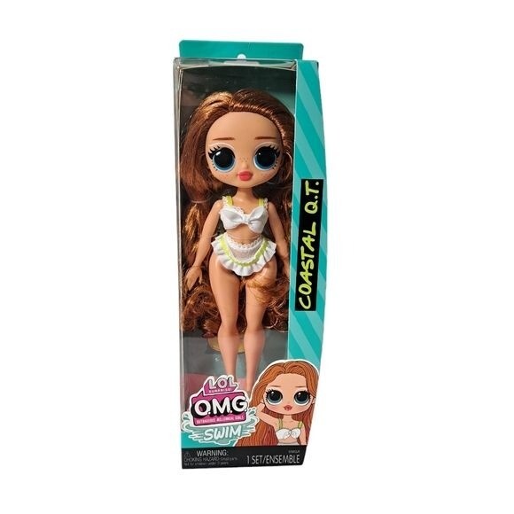 L.O.L Surprise! O.M.G. Swim Doll Coastal Q.T. White Dress 9 Inches