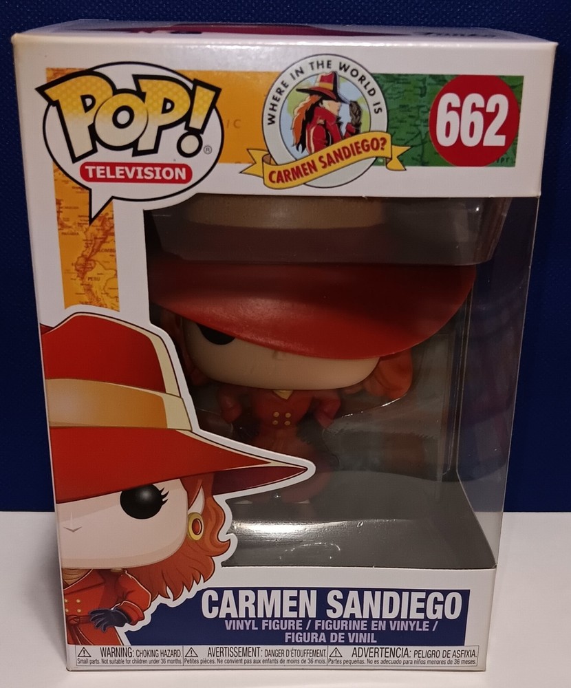 Funko POP! - (Where In The World Is) Carmen Sandiego - Television 662 - Read Dsc