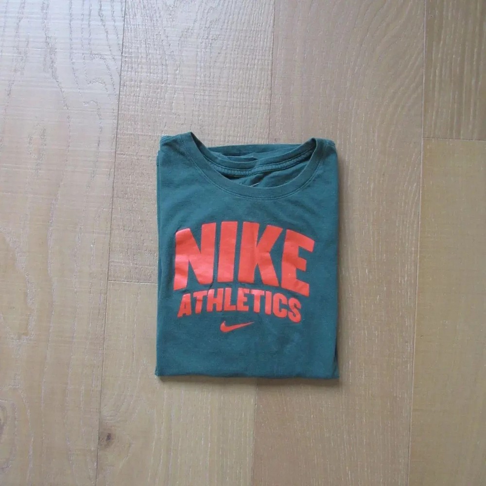 Men's Nike Green Short Sleeve T-Shirt, Size: Large