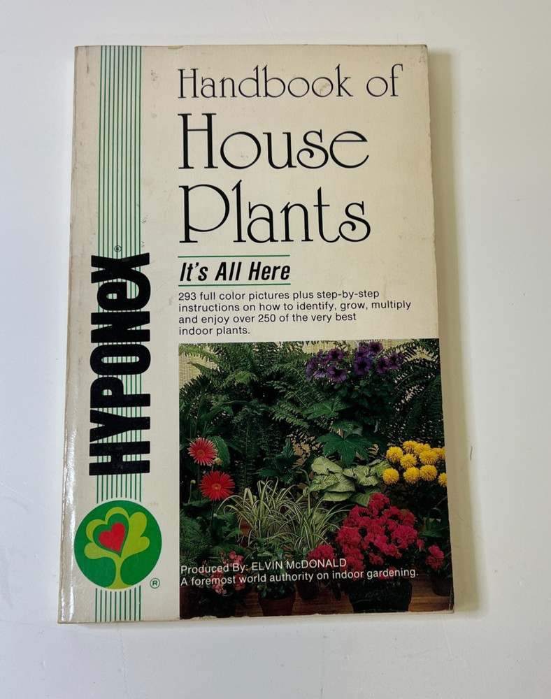 Handbook of House Plants Paperback Indoor Plant Care Guide Vintage Botany 1975