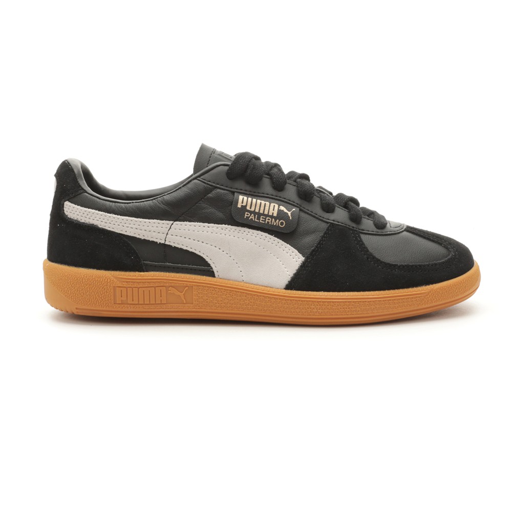 PUMA Palermo Lace Up  Womens Black Sneakers Casual Shoes 39764703