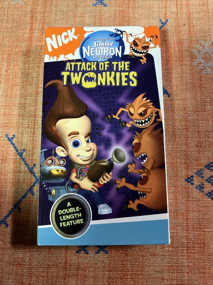 The Adventures of Jimmy Neutron Boy Genius Attack of the Twonkies VHS 2004 Nick