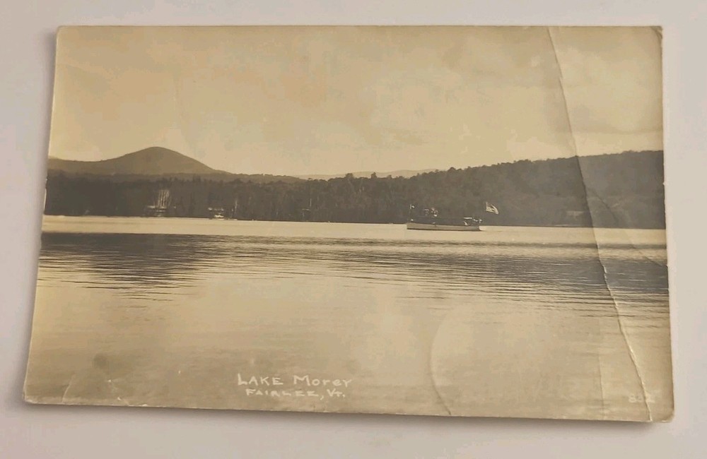 Lake Morey Fairlee Vermont Vintage Scenic Postcard
