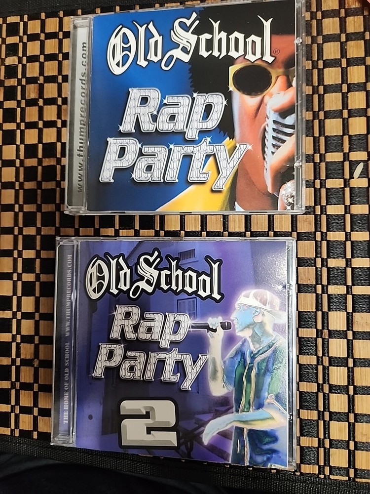 Rare Old School Rap Party 1 & 2 CDs Pharcyde Digital Underground Run DMC Hip Hop