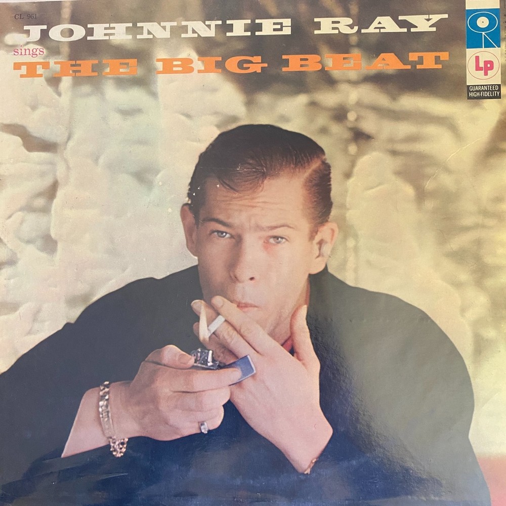 Johnnie Ray – The Big Beat LP Record 1957 Columbia Pop Vocal Mono 33⅓ RPM
