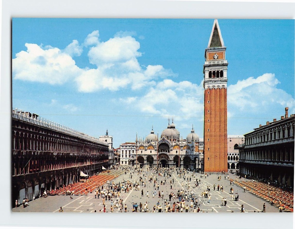 Postcard Piazza San Marco Venice Italy