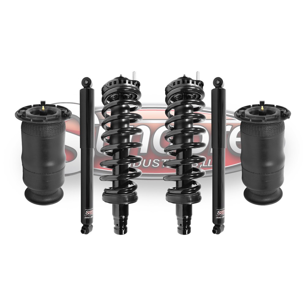 2004-2005 GMC Envoy XUV Rear Shocks with Air Springs & Front Struts
