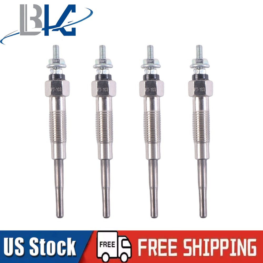 4pcs 1DZ Glow Plugs Set 19850-78200-71 for Toyota Engine 5FD 6FD Forklift Truck
