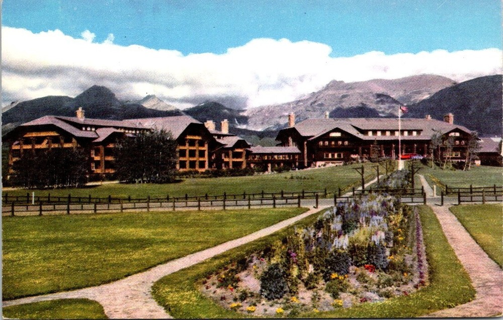 1950s Glacier Park Hotel at Glacier National Park Montana Vintage Postcard