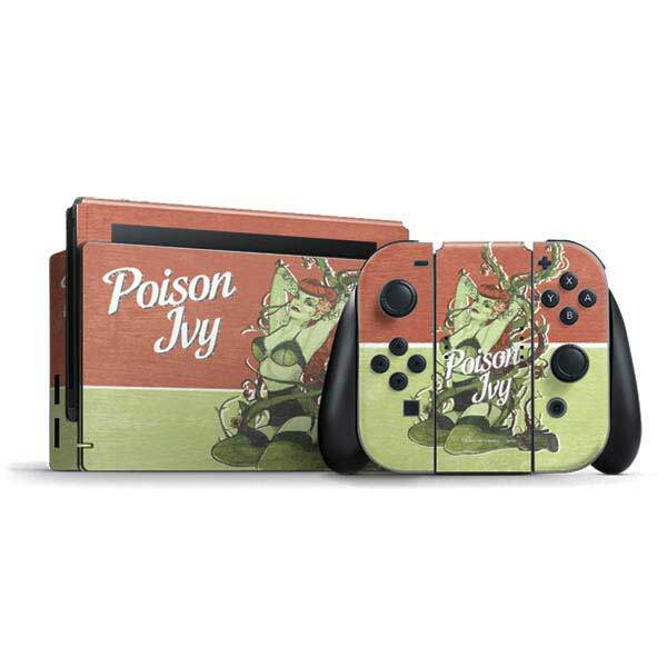 DC Comics Bombshells Nintendo Switch Bundle Skin - Poison Ivy