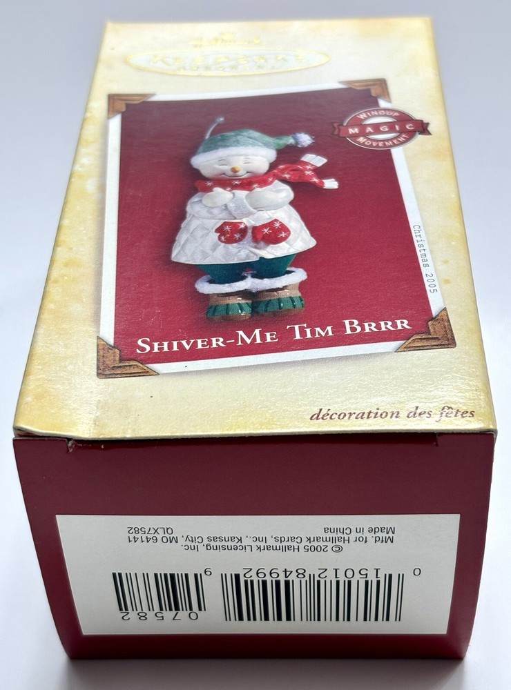 *NEVER OPENED* - 2005 Hallmark Keepsake Ornament - SHIVER-ME TIM BRRR - 'Magic'