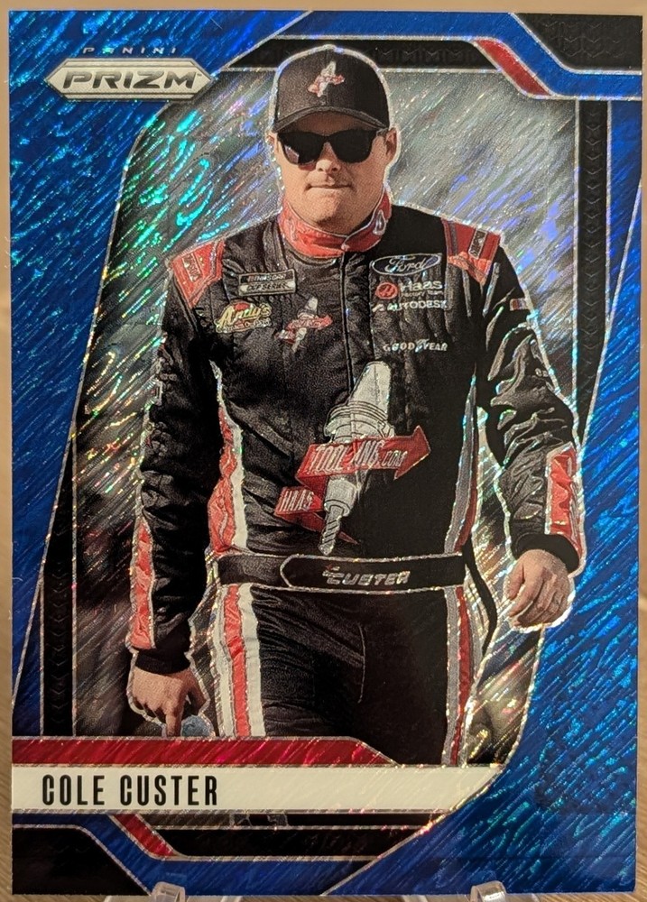 2025 Prizm FOTL Blue Shimmer SSP 1/10 Cole Custer