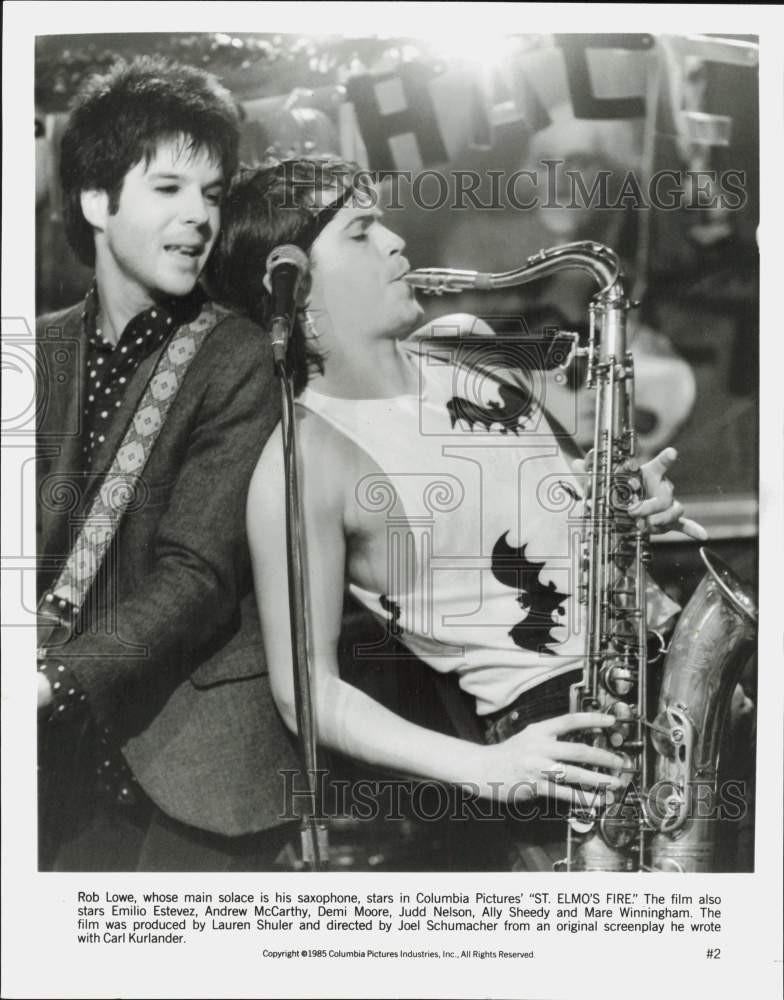1985 Press Photo Rob Lowe stars in the film 