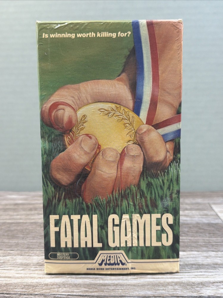 Fatal games /vhs/sally kirkland media vhs full flaps Tested HTF!