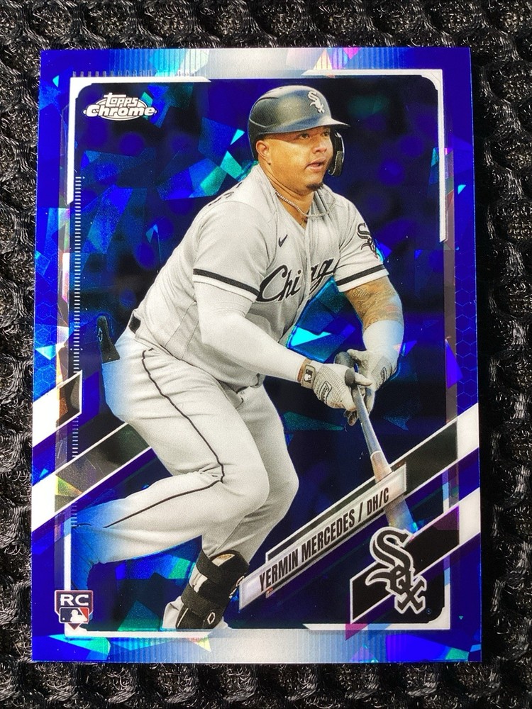 2021 Topps Chrome Update Sapphire Yermin Mercedes #US10 RC Rookie Card