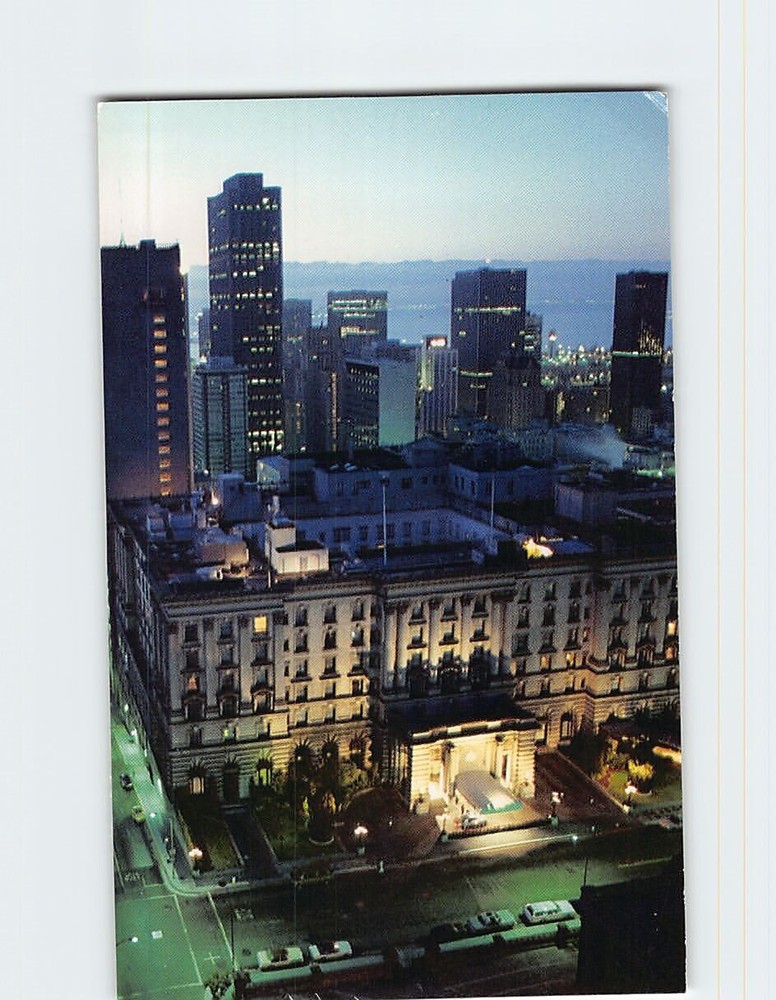Postcard Fairmont Hotel San Francisco California USA