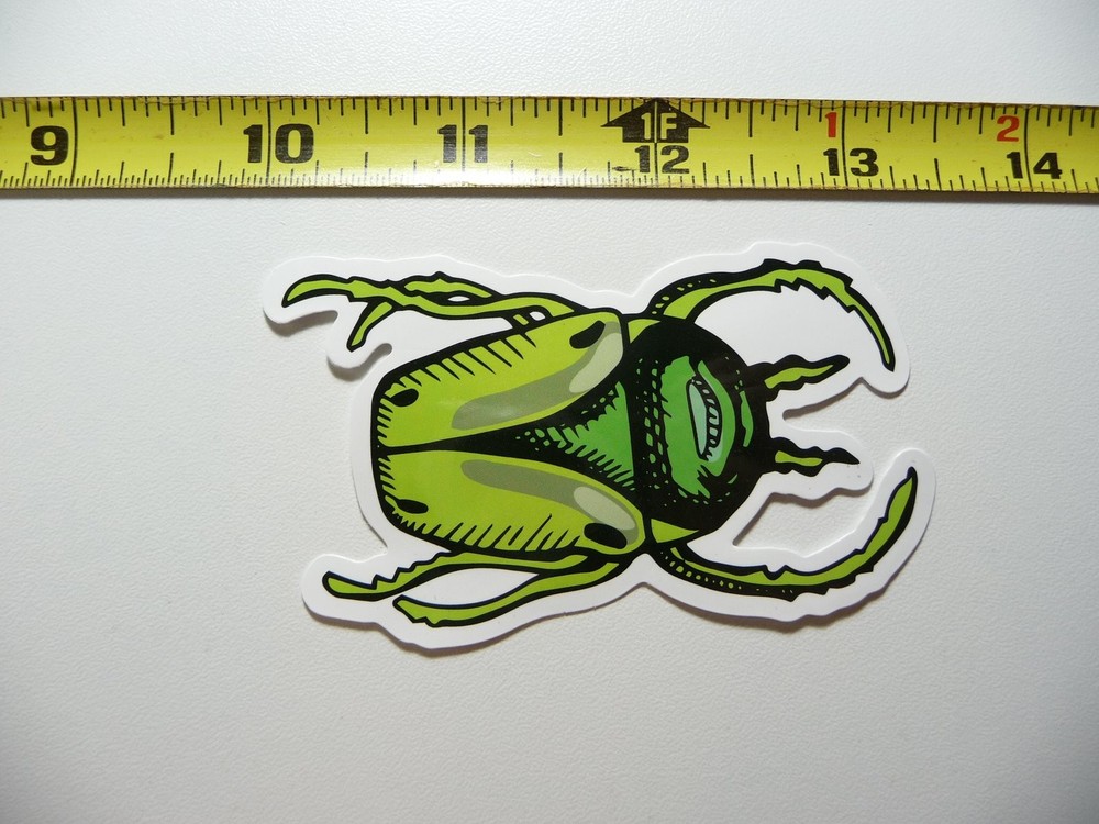 Cute Fun Beetle #2 Bug Insect Decal Sticker