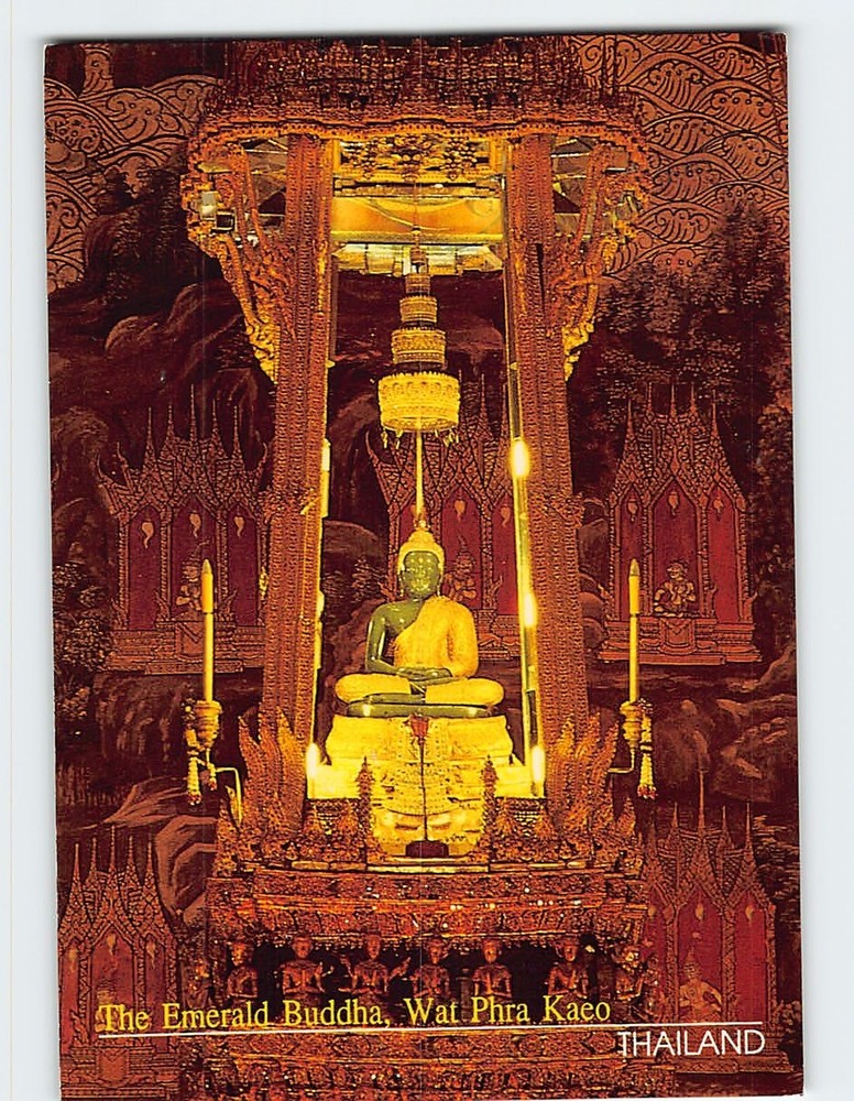 Postcard The Emerald Buddha Wat Phra Kaeo Bangkok Thailand