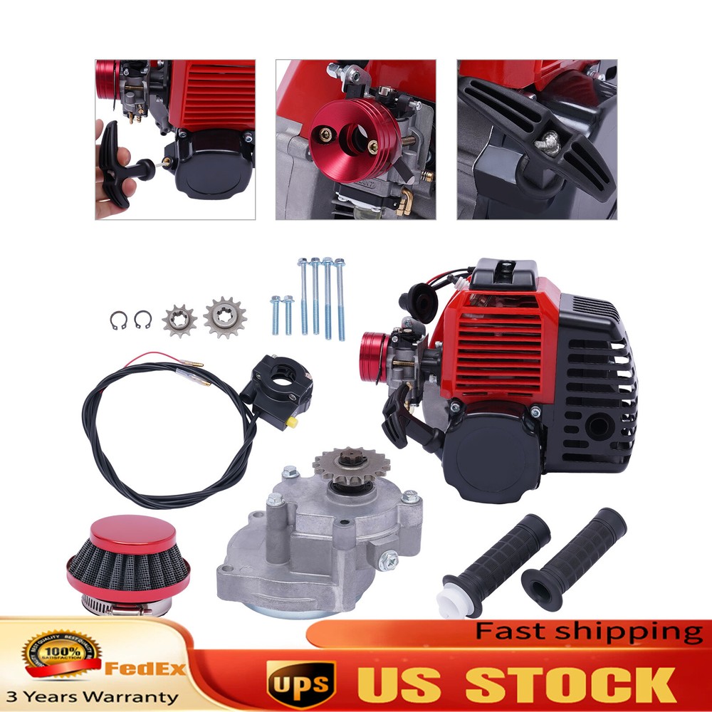 Bicycle Motorized 49CC 2-Stroke Gas Petrol Bike Engine Motor Kit Chain Scooter