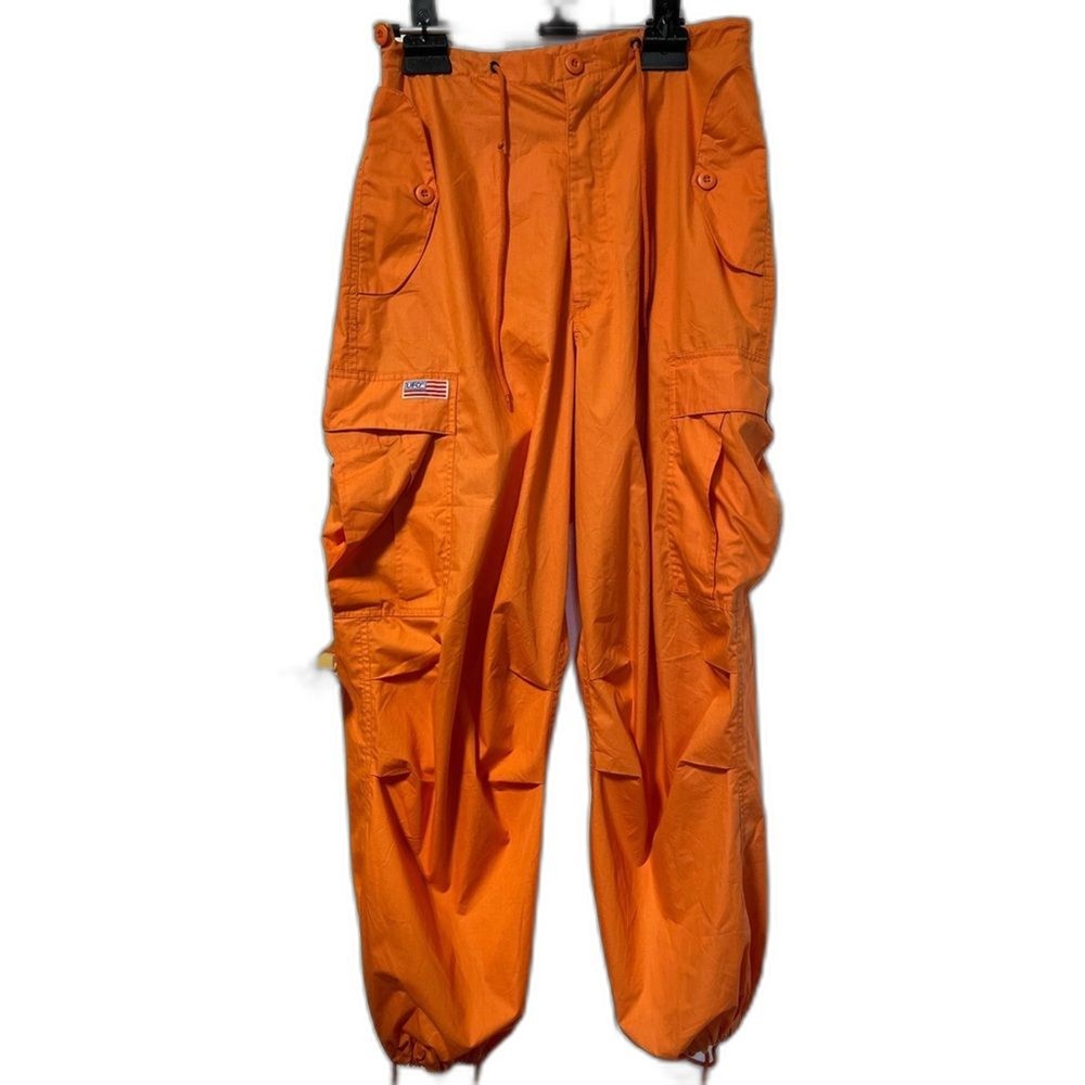Vintage UFO Cargo Pants Parachute Rave Loose Fit Baggy Skate Y2K Size small