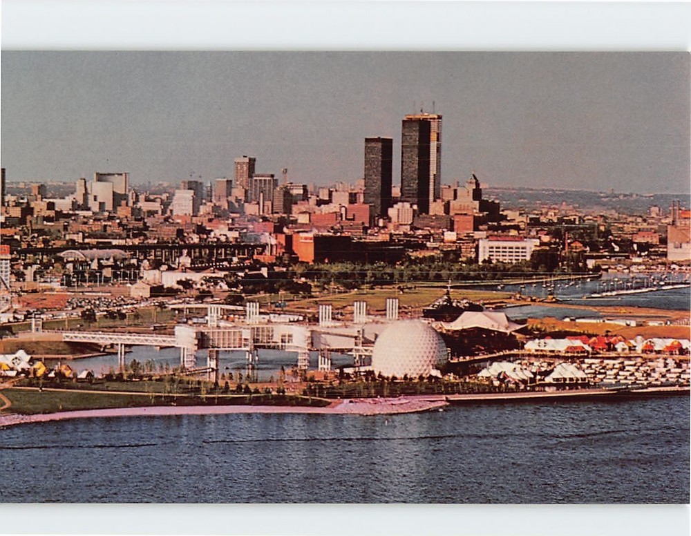 Postcard Panoramic View Toronto Ontario Canada