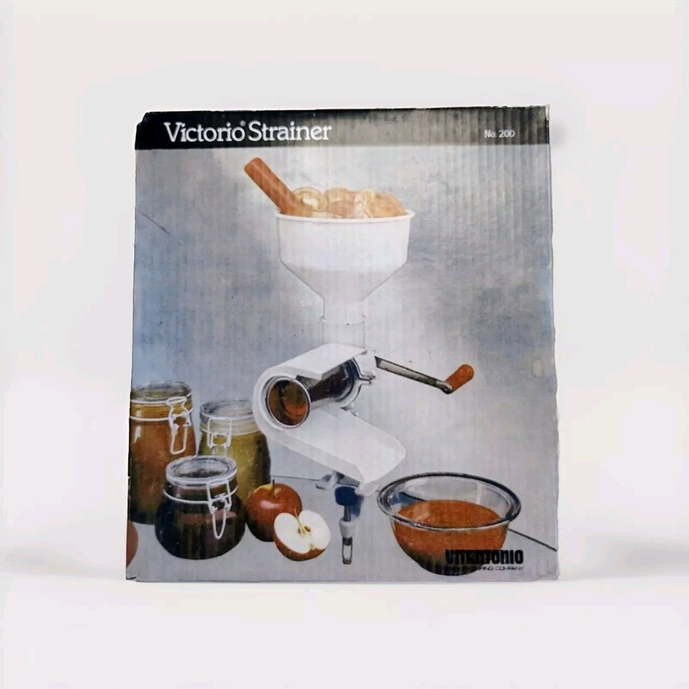 Victorio 200 Food Strainer Metal Vintage Tomato Fruit Juicer Sauce Canning