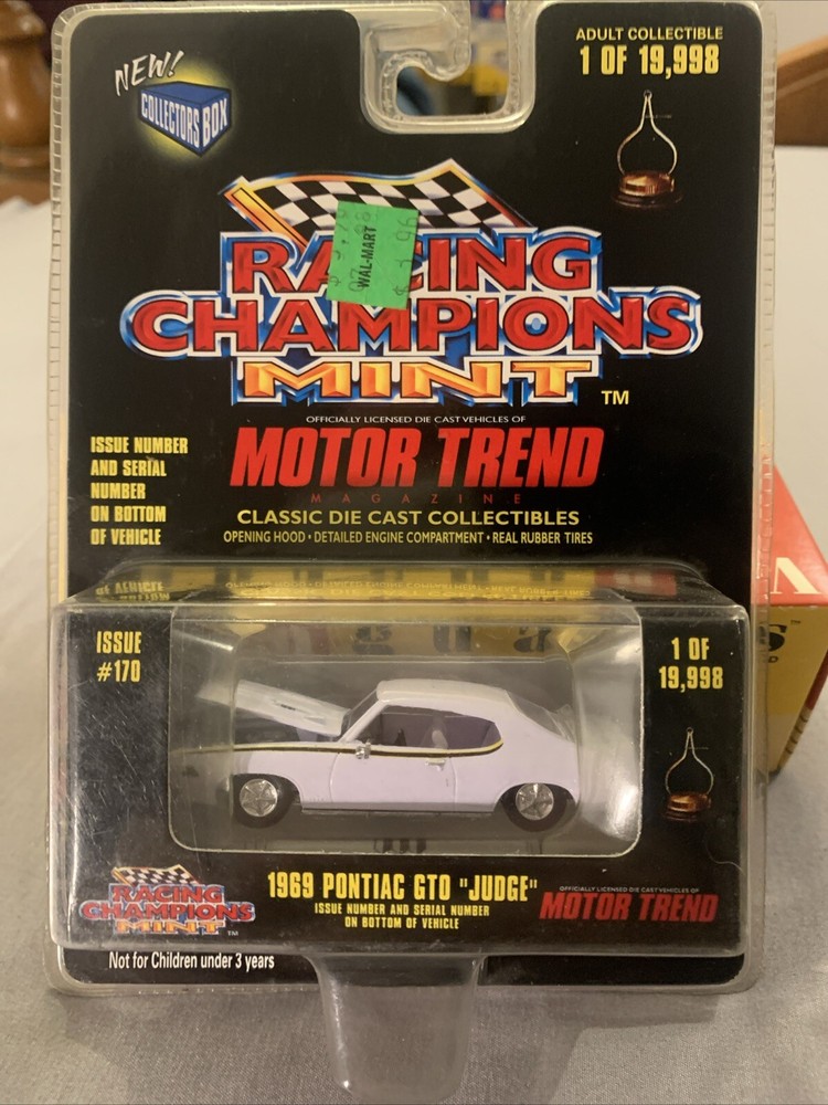 Racing Champions Mint 1969 Pontiac GTO Judge. Issue #170. Ltd Edition. - NIB