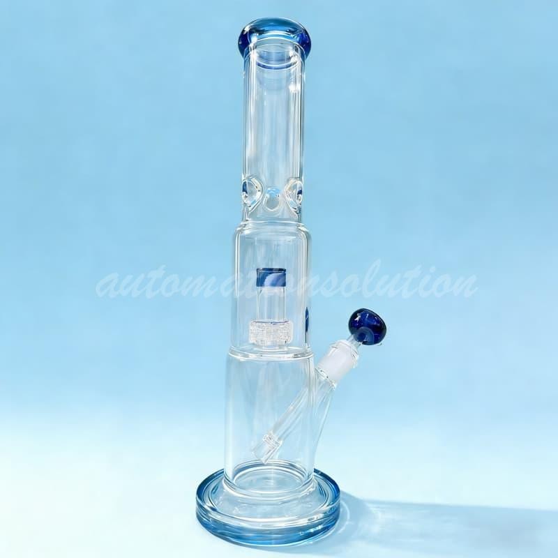 15'' Heavy Glass Bong Smoking Hookah Thick Percolate Water Pipe Beaker 14mm Bowl