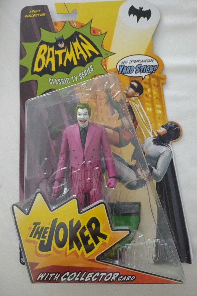 Batman Classic TV Series Action Figure-The Joker-2013 Mattel-W/Collector Card