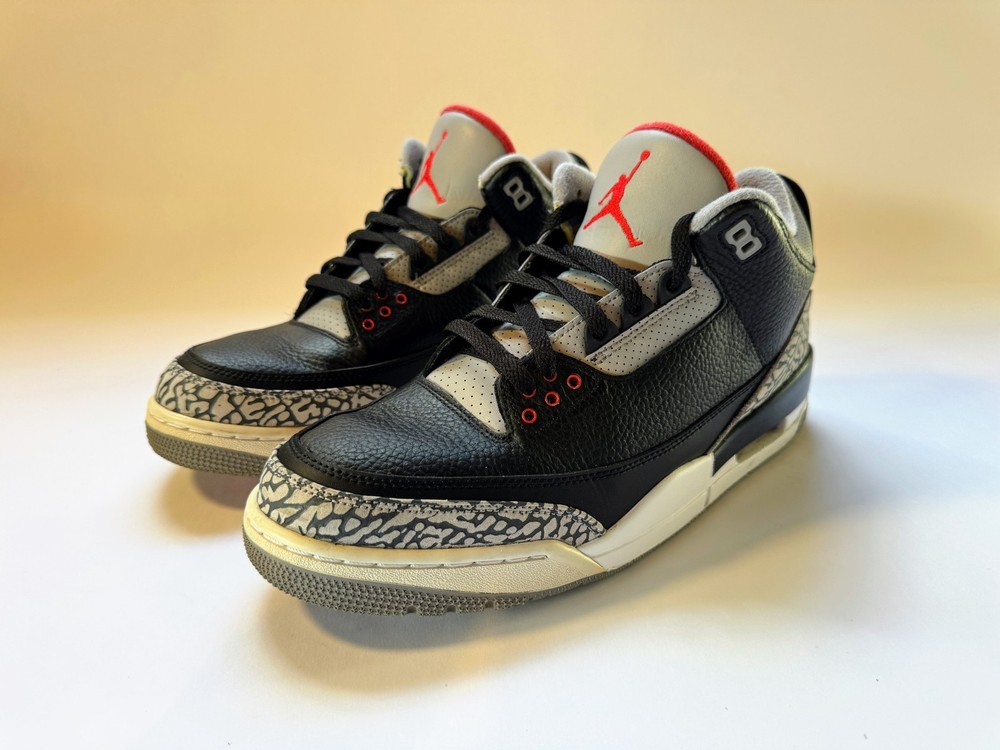 Nike Air Jordan 3 Retro OG Black Cement 2018 Size 11 854262-001 [FLASH SALE]