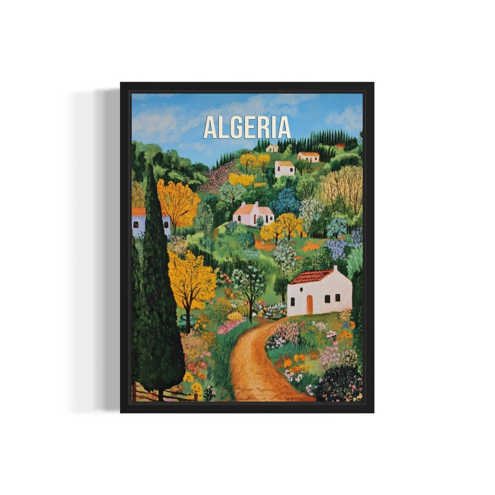 Algeria Poster Art Print Wall Art Painting Artwork Decor Vintage Country