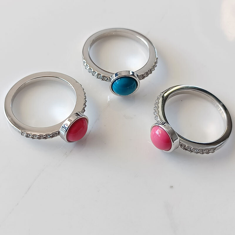 3pcs New Lia Sophia Cocktail Ring Gift Fashion Women Party Holiday Jewelry #5