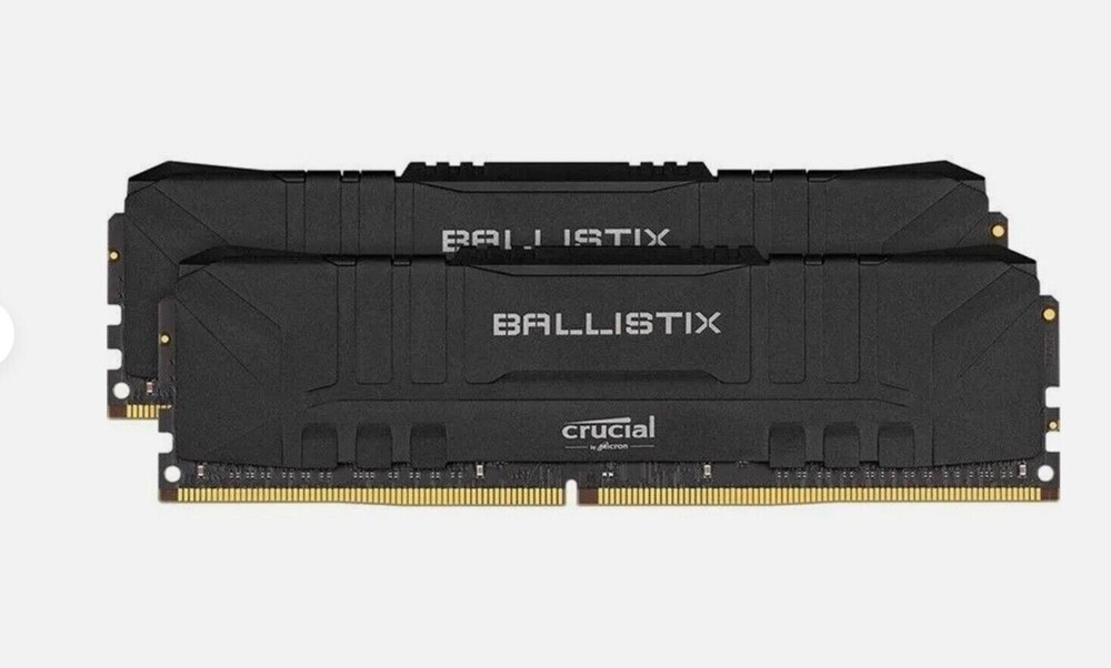 Crucial Ballistix 3200 DDR4 Kit 16GB DRAM Desktop Gaming Memory (BL2K8G32C16U4B)