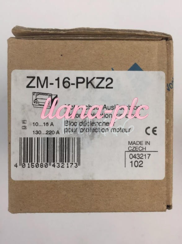 New 1PCS EATON MOELLER ZM-16-PKZ2 MOTOR PROTECTION TRIP BLOCK PKZ2/ZM-16