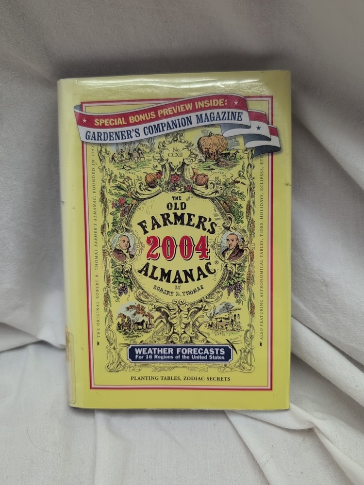 The Old Farmer's Almanac 2004 Hardcover Book Weather Forecasts