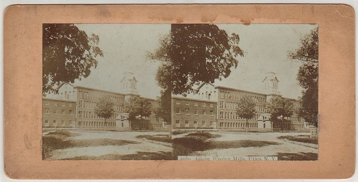 NEW YORK SV - Utica Globe Woolen Mills - 1890s