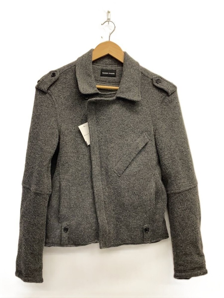 Tsumori Chisato Double Riders Jacket/1/Wool/Gry/Plain 3476